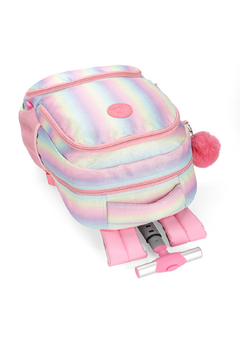 Mochila com Rodinhas Barbie Rosa Glow Arco-Íris - Luxcel - comprar online