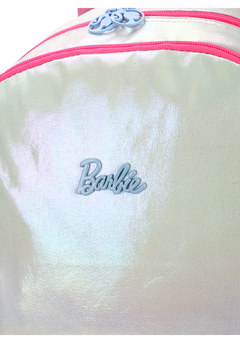 Mochila com Rodinhas Barbie Azul Holográfica - Luxcel - DecorToys Presentes & Brinquedos