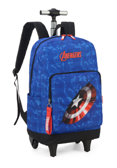 Mochila com Rodinhas Capitão América Avengers - Luxcel