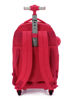 Mochila com Rodinhas Crinkle Pink Up4You - Luxcel - loja online