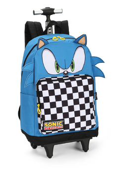 Mochila com Rodinhas Sonic The Hedgehog 3D - Luxcel - comprar online