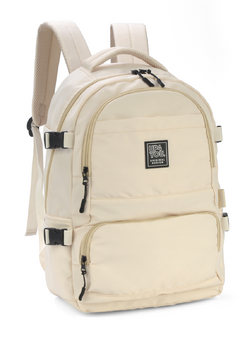 Mochila Escolar Notebook Up4You Bege - Luxcel - comprar online