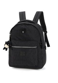 Mochila Escolar Notebook Crinkle com Chaveiro Up4You Preto - Luxcel na internet