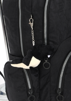 Mochila Escolar Notebook Crinkle com Chaveiro Up4You Preto - Luxcel - loja online