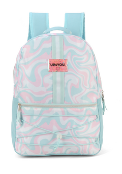 Mochila Escolar Tie Dye Verde Up4You - Luxcel