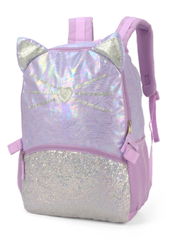 Mochila Escolar com Lancheira Gatinho Up4You - Luxcel - DecorToys Presentes & Brinquedos