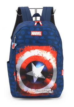 Mochila Escolar Capitão América Avengers - Luxcel - comprar online