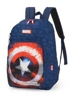 Mochila Escolar Capitão América Avengers - Luxcel na internet