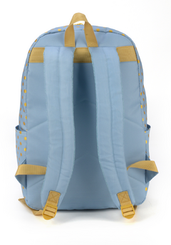 Mochila de Costas UP4YOU Azul com Bolinhas - Luxcel 2024 - loja online