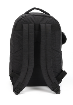 Mochila Escolar Crinkle com Chaveiro Pompom Up4You Preto - Luxcel - loja online