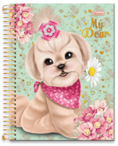 caderno espiral My Dear