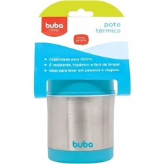 Pote Térmico Aço Inoxidável Azul - Buba Baby - comprar online