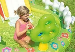 Piscina Infantil com Playground Meu Jardim - Intex na internet