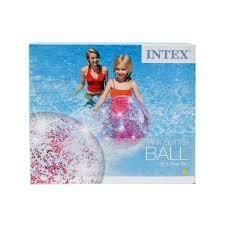 Bola de Praia Transparente com Glitter Intex 71cm na internet