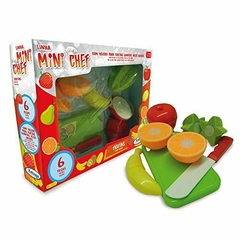 Kit Frutas Crec Crec Velcro Mini Chef 6 Peças Xalingo na internet