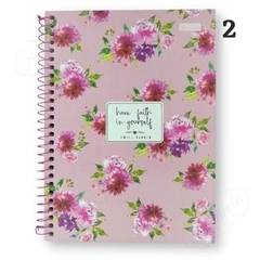 Caderno Espiral Sweet Garden 96 folhas - DecorToys Presentes & Brinquedos