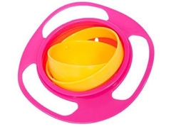 Giro Bowl Buba Baby Blister Potinho Giratorio 360 Graus Rosa