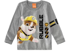 Camiseta Manga Longa Rubble Patrulha Canina - Malwee