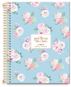 Caderno Espiral Sweet Garden 96 folhas