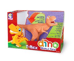 Dino World Kids T Rex Laranja - Cotiplás