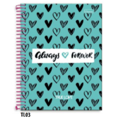 Caderno Espiral True Love 96 folhas na internet