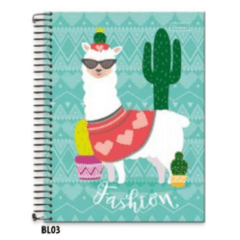 Caderno Espiral Bliss de 10 matérias - DecorToys Presentes & Brinquedos