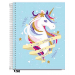 Caderno Espiral advanced de 10 matérias - DecorToys Presentes & Brinquedos