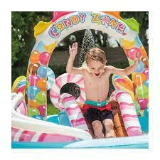 Piscina Infantil Playground Candy Zone 206L Colorida 57149 Intex - DecorToys Presentes & Brinquedos