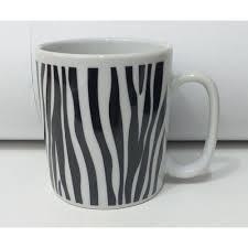 Caneca Zebra De Porcelana 300 Ml - Simas