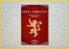 Placa Decorativa Game Of Thrones House Lannister