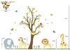 Adesivo de parede Infantil Zoo Safari Quarto De Bebe - loja online