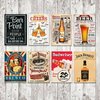 Placa de Cerveja para Area de Churrasqueira kit com 8 - comprar online