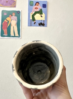 Mate o Tacita de cerámica pintada - comprar online