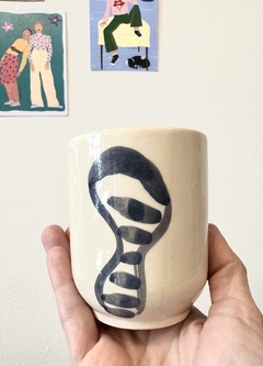 Mate o Tacita de cerámica pintada - comprar online