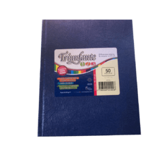 Cuaderno TRIUNFANTE 19 x 24 azul liso