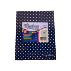 cuaderno abc triunfante azul cuadriculado 50 hojas