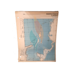 Mapa n3 AMÉRICA CENTRAL y ANTILLAS político