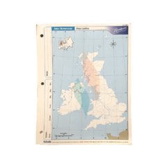 Mapa n3 ISLAS BRITÁNICAS político