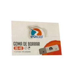 caja goma de borrar ezco x 40 unidades