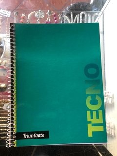 Cuaderno TRIUNFANTE c/espiral x 80h rayado