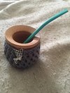 Mate de algarrobo vestido