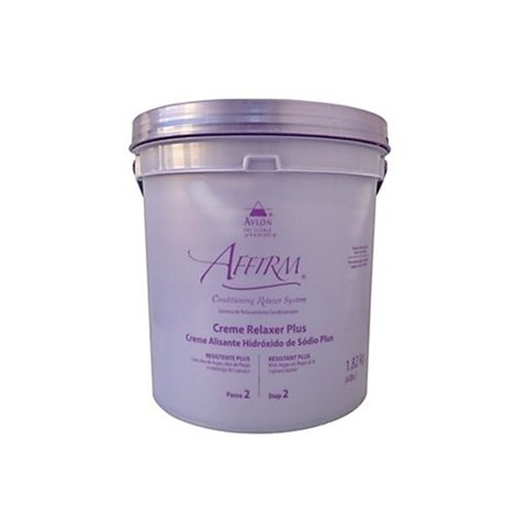 Avlon Affirm Creme Alisante Hidróxido de Sódio Resistant Plus 1,8 Kg