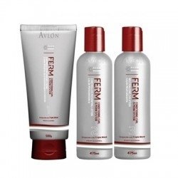 Avlon Ferm Permanente Afro KIT 3 PRODUTOS