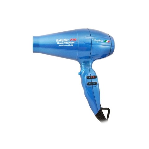 Babyliss Secador Pro Nano Titanium Portofino 6600 Íon Azul 2 Bicos - 2000W - 110V - RG