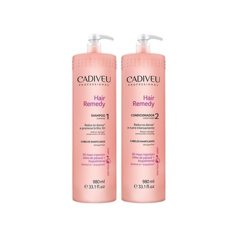 Cadiveu Hair Remedy Kit Duo Profissional 2x980ml - P