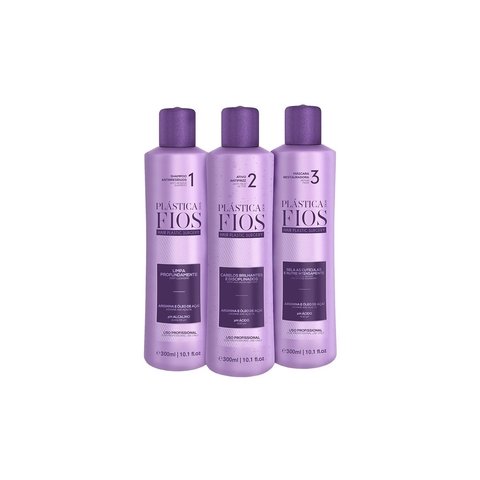 Cadiveu Plástica dos Fios Selagem Térmica Kit 3x300ml - P