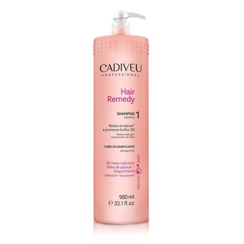 Cadiveu Shampoo Hair Remedy Lavatório 980ml - P