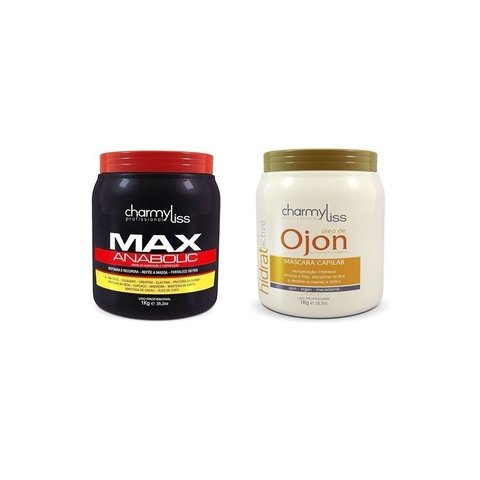 Charmyliss Máscara De Ojon 1Kg + Máscara Anabolizante Capilar 1kg