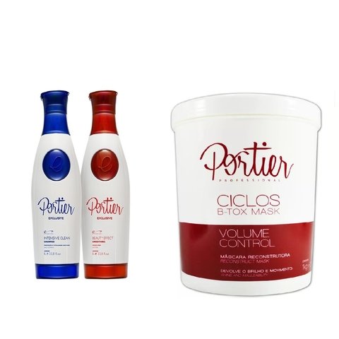 COMBO PROGRESSIVA PORTIER FINE PREMIUM 2x 1Lt + BOTOX PORTIER CICLOS 1Kg - T