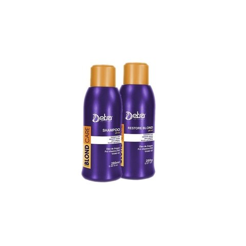 Detra Blond Care Shampoo 280ml + Blond Care Restore 280g - R